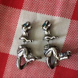 Brand new! T-Rex earrings